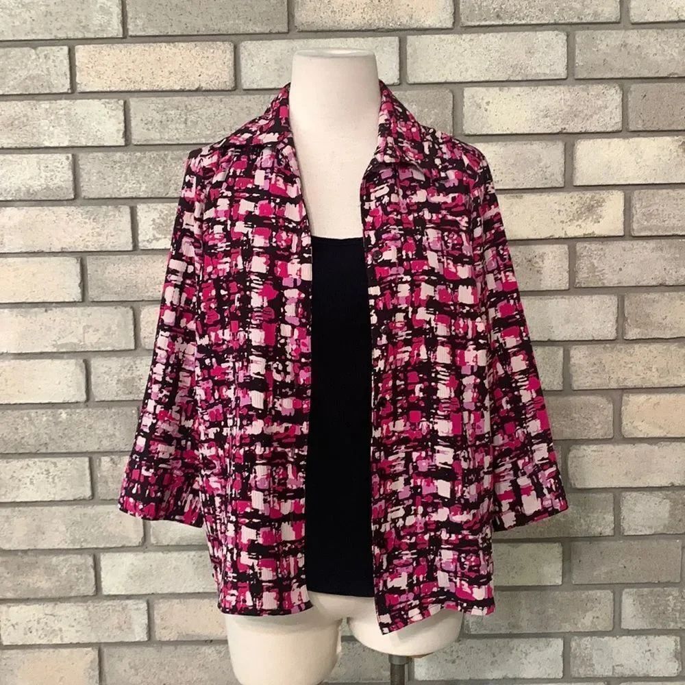 3for$20 button front blouse with attached undershirt small